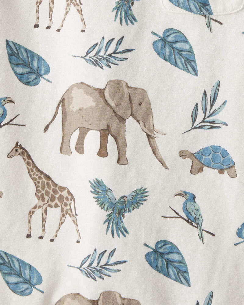 Baby 2-Pack Organic Cotton Rompers, image 3 of 5 slides