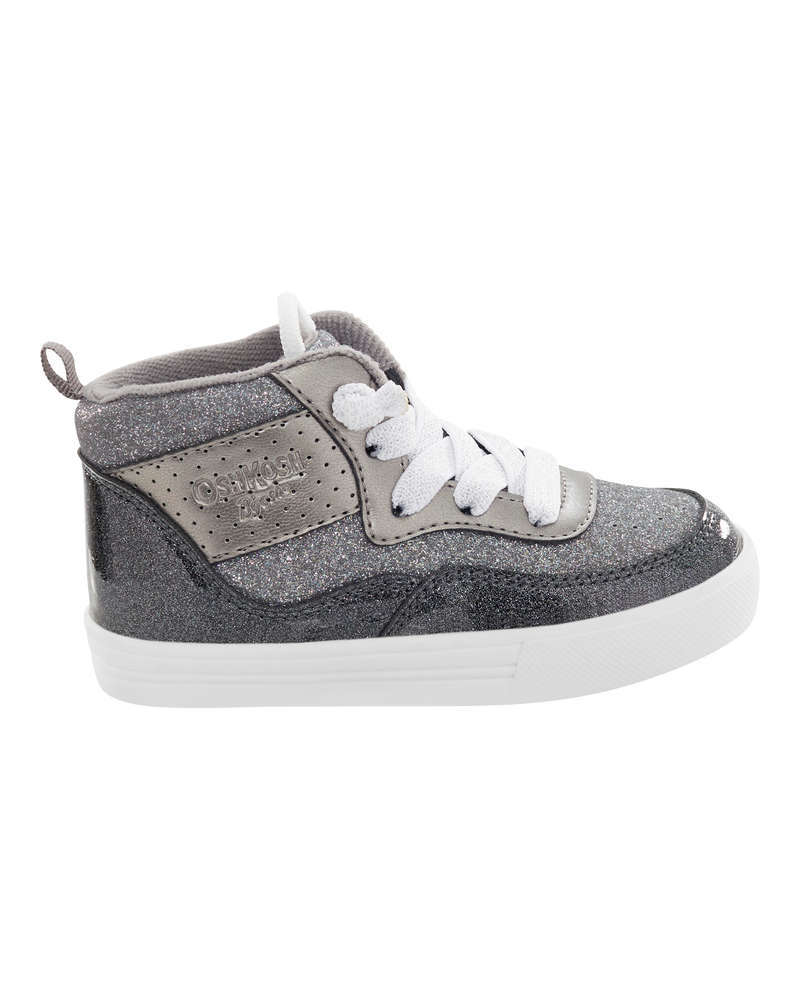 Toddler Glitter High-Top Sneakers, image 2 of 7 slides