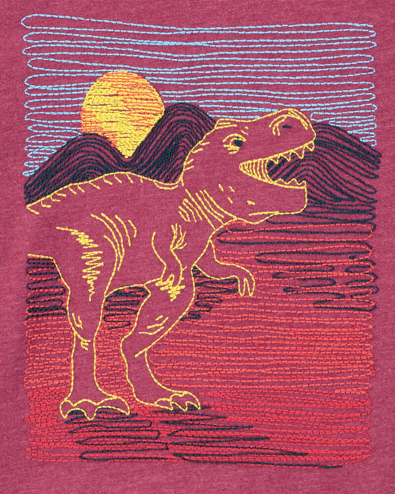 Toddler Stitched Dino Graphic Tee, image 2 of 3 slides