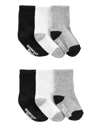 Baby 6-Pack Basic Crew Socks, 