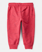 Baby Boy Baseball French Terry Jogger - Red, image 2 of 4 slides