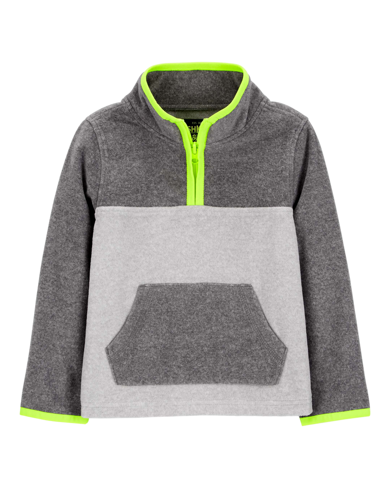 Baby Quarter-Zip Microfleece Pullover, image 1 of 3 slides