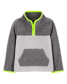 Baby Quarter-Zip Microfleece Pullover, image 1 of 3 slides