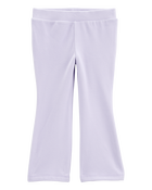 Toddler Flared-Leg Fleece Pants - Purple, image 3 of 6 slides