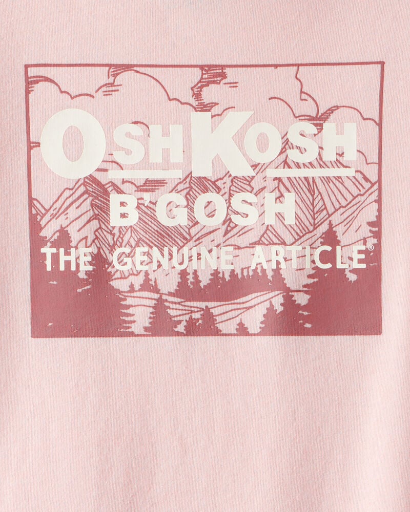 Girls Vintage OshKosh B'Gosh Long-Sleeve Graphic Tee - Pink, image 2 of 3 slides