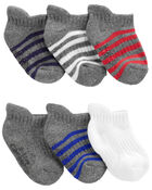 Baby 6-Pack Ankle Socks, image 1 of 2 slides