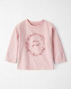 Baby Girl Organic Cotton Free Spirit Long-Sleeve Jersey Tee, image 1 of 5 slides