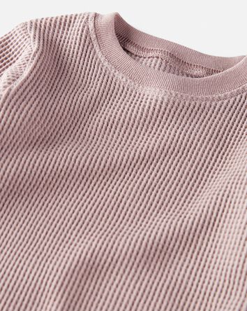 Baby Waffle Knit Pajamas Set Made With Organic Cotton, 