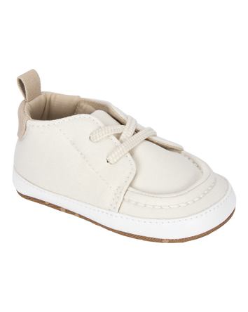 Casual Boat Shoes - White, 