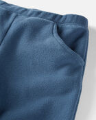 Toddler Microfleece Set Made with Recycled Materials in Dark Sea Blue, image 2 of 4 slides