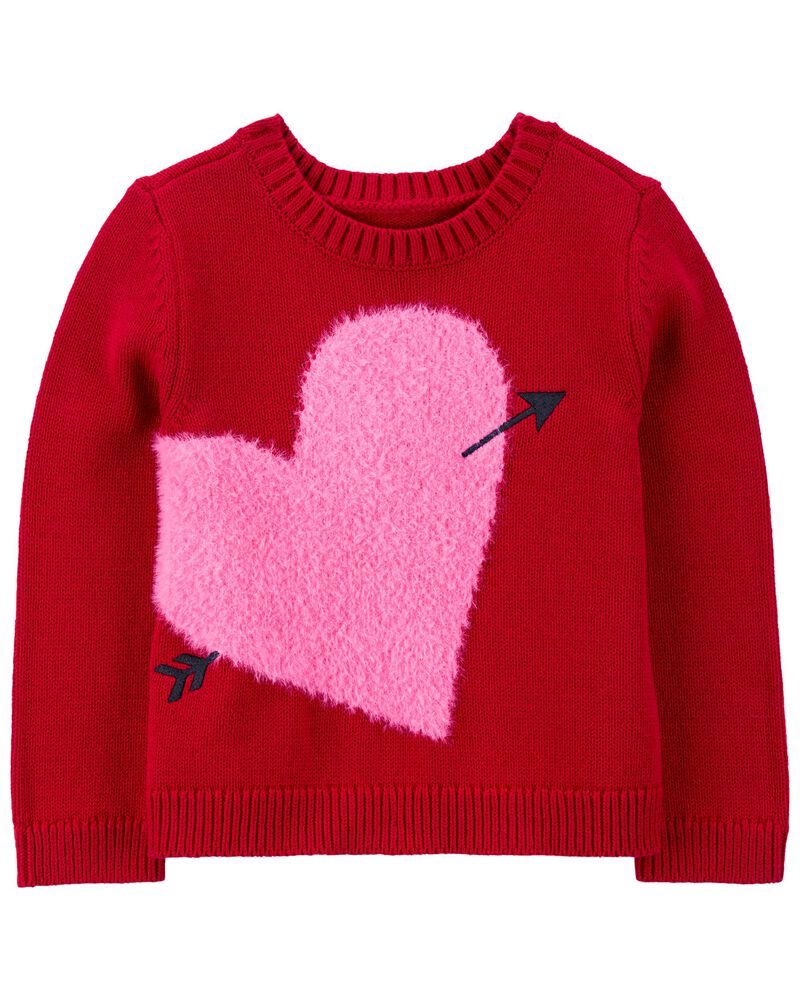 Valentine's Day Heart Sweater - Red
, image 1 of 3 slides