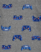 Kid 4-Piece Gamer Pajamas, image 3 of 4 slides