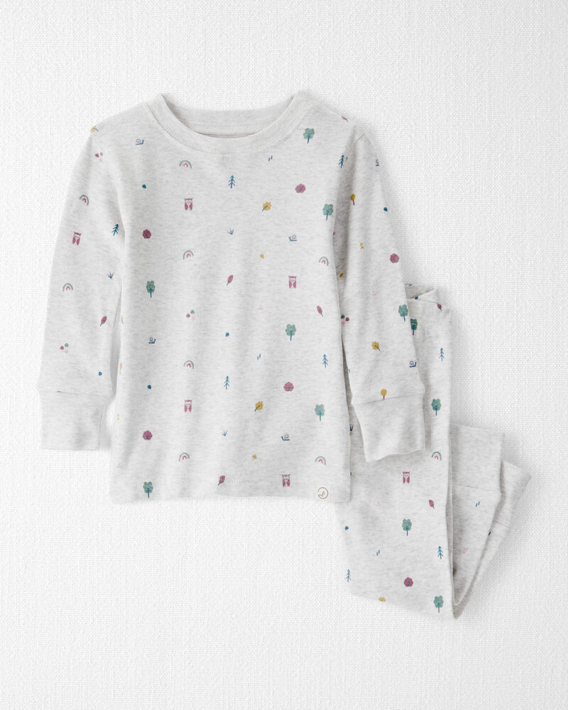 Baby Organic Cotton Pajamas in Icon Print, image 1 of 5 slides