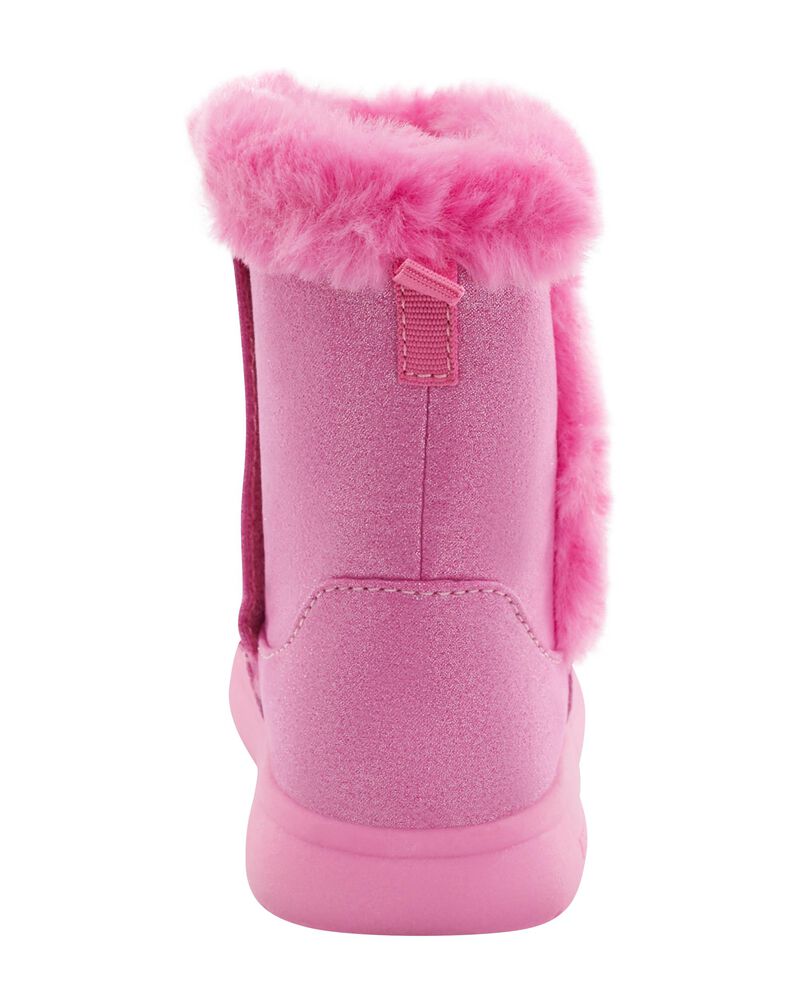 Toddler Fur Lined Boots, image 3 of 6 slides