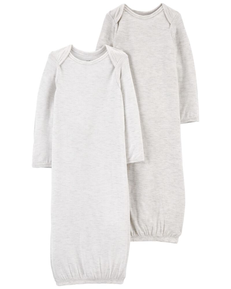 Baby 2-Pack PurelySoft Gown Set, image 1 of 6 slides