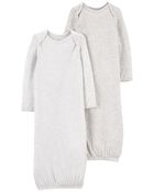 Baby 2-Pack PurelySoft Gown Set, image 1 of 6 slides