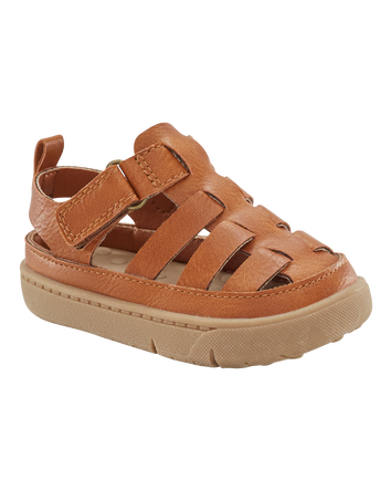 Baby Every Step® First Walker Fisherman Sandals - Brown, 