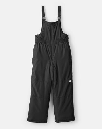 Kid Overall Snow Bibs - Black, 