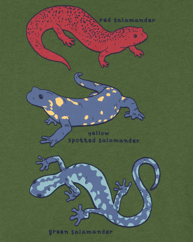 Toddler Boy Lizard Short-Sleeve Graphic Tee - Green, image 2 of 3 slides