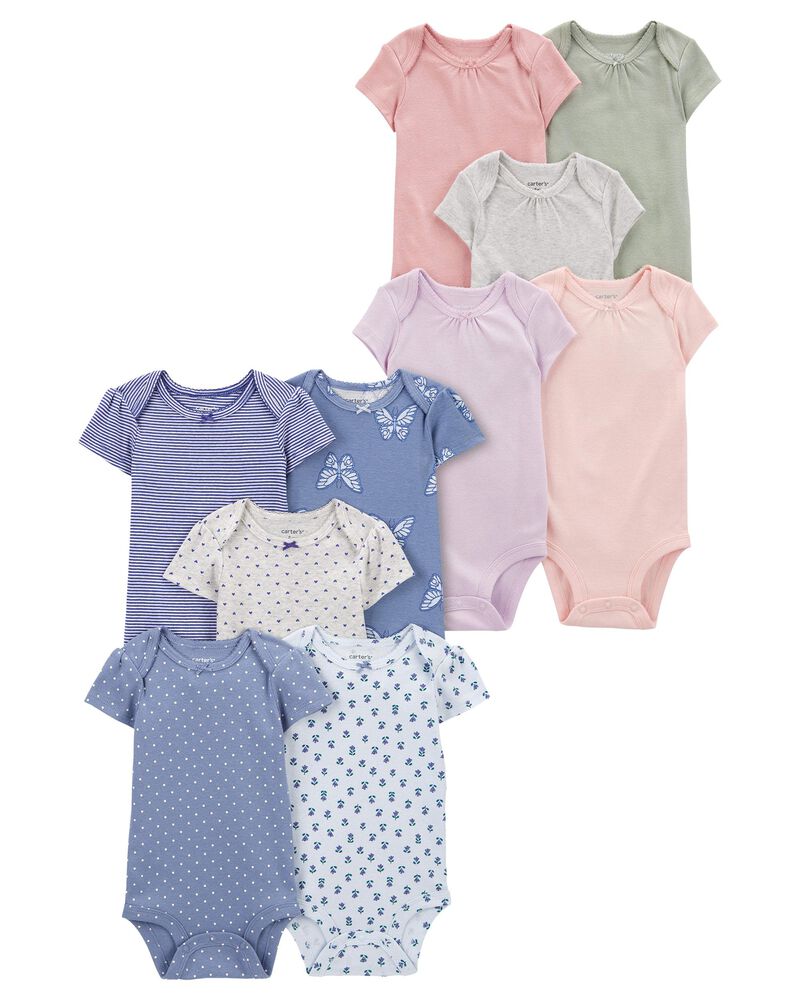 Baby 10-Pack Short-Sleeve Bodysuits, image 1 of 13 slides