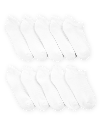 Kid 10-Pack No Show Socks, 