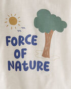 Baby Organic Cotton Force of Nature Graphic Tee, image 3 of 4 slides
