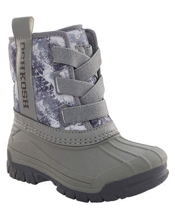 Kid Lace-Up Snow Boots, 