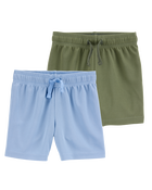 Toddler 2-Pack Active Mesh Shorts, image 1 of 11 slides