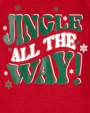 2-Piece Christmas Jingle All The Way 100% Snug Fit Cotton Pajamas, 