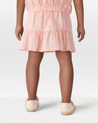 Toddler Tiered Skort - Pink, image 3 of 6 slides