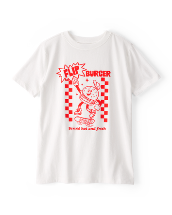 Kid Burger Short-Sleeve Graphic Tee - White, 
