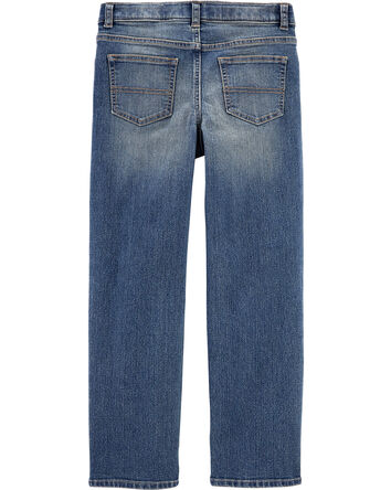 Kid Medium Faded Wash Classic Jeans, 