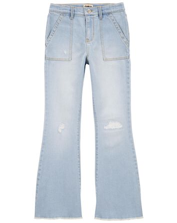 Kid High-Rise Flare Jeans, 