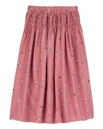 Kid Butterfly Maxi Skirt - Pink, 