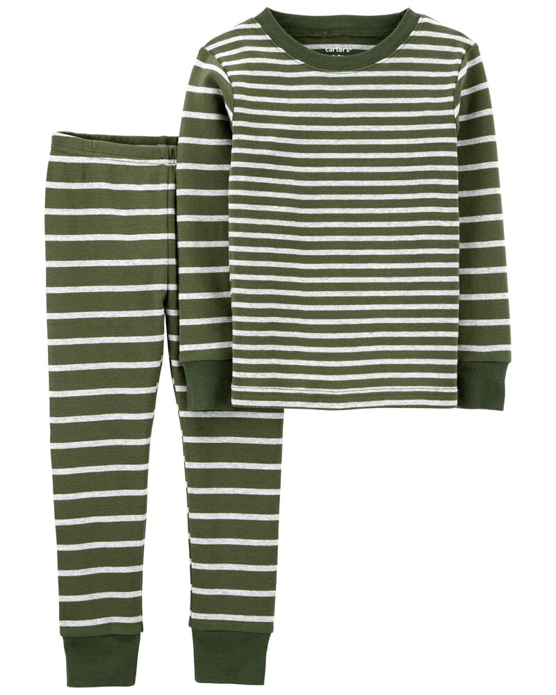 Toddler 2-Piece Striped 100% Snug Fit Cotton Pajamas, image 1 of 3 slides