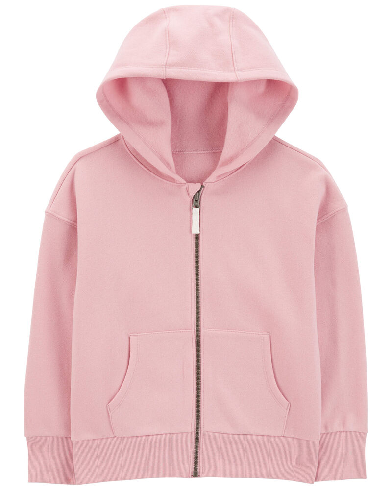 Kid Zip-Up Fleece Hoodie, image 1 of 3 slides