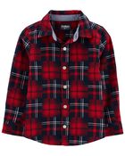 Family Matching: Plaid Button-Front Shirt, image 1 of 4 slides