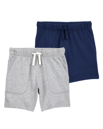 Kid 2-Pack Pull-On French Terry Shorts, 