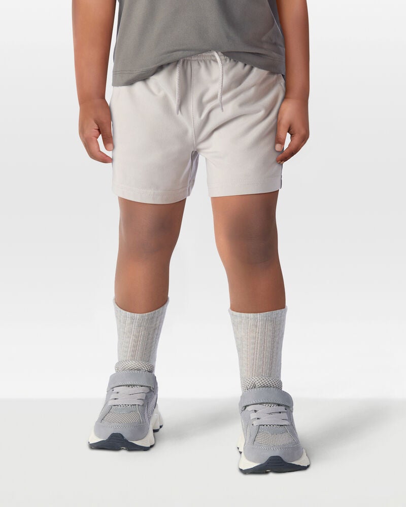 Toddler Colorblock Pull-On Active Shorts - Grey, image 2 of 6 slides