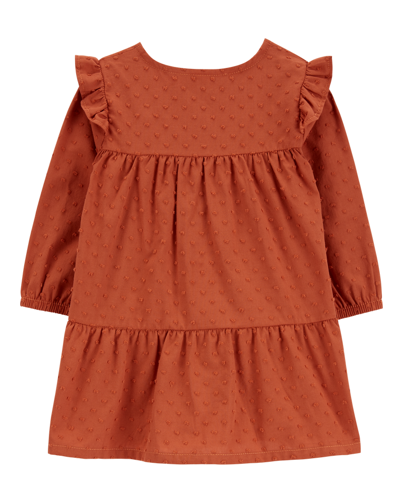 Baby Cotton Flutter Dress, image 2 of 5 slides