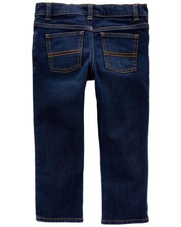 Toddler Straight Leg Dark Wash Jeans, 