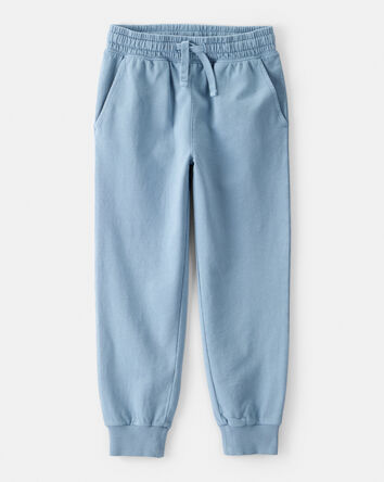 Boys French Terry Active Joggers - Blue, 