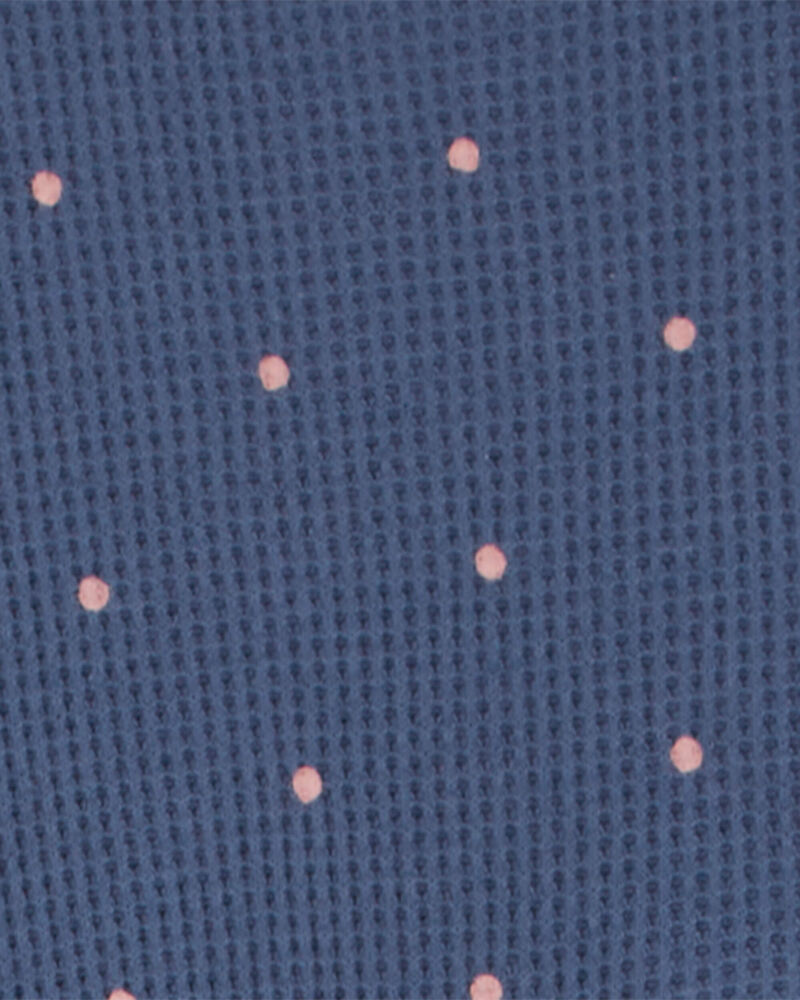 Baby 2-Piece Polka Dot Peplum Bodysuit Pant Set, image 2 of 3 slides