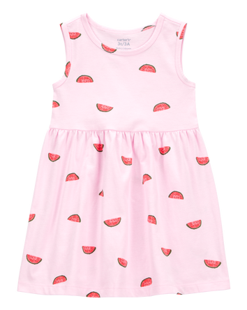 Toddler Watermelon Tank Dress, 
