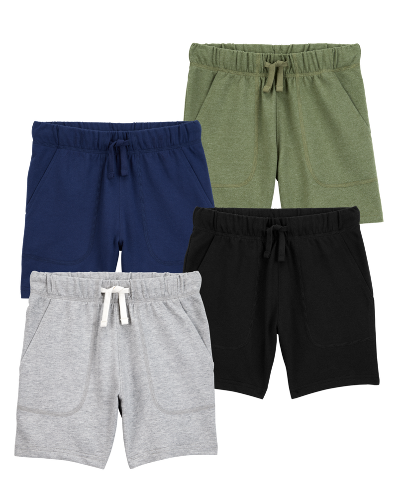 Kid 4-Pack Pull-On French Terry Shorts
, image 1 of 13 slides