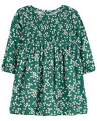 Baby Floral Long-Sleeve Dress, image 1 of 5 slides
