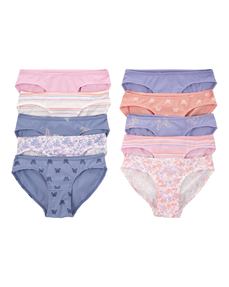 Kid 10-Pack Stretch Cotton Underwear, image 1 of 2 slides