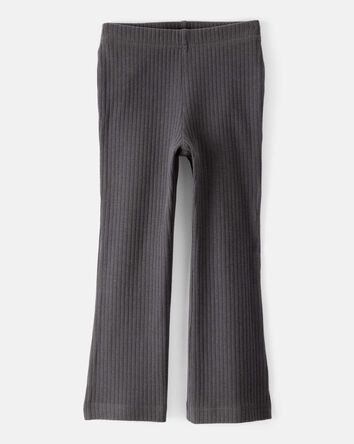Toddler Girl Cotton Flare Active Pants - Black, 