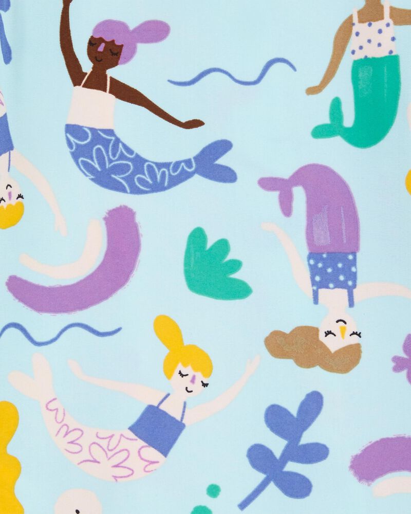 Baby 1-Piece Mermaid Swim Rashguard, image 3 of 4 slides