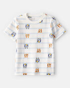 Toddler Striped Bluey Short-Sleeve Graphic Tee, image 1 of 2 slides